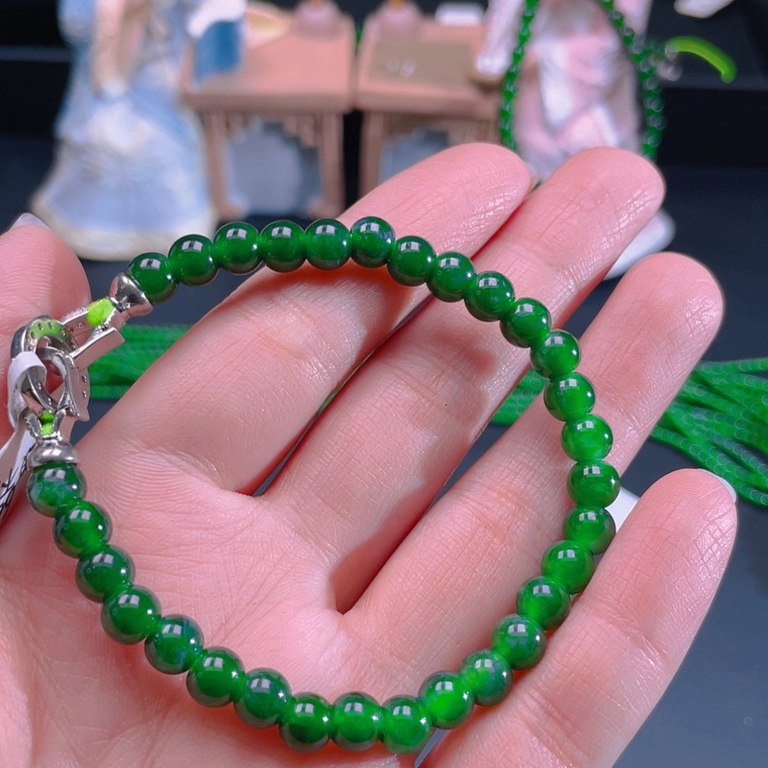 翡翠手链未镶嵌，11111