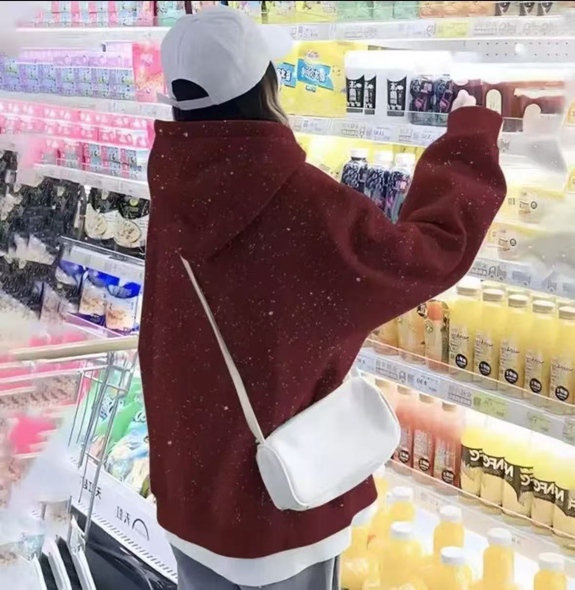 满天星，男女同款卫衣重磅套头卫衣休闲连帽美式上衣春秋新款圆领