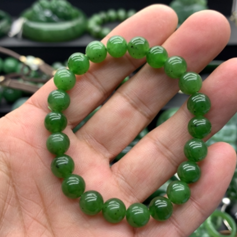 【闪购商品】和田玉（碧玉）手链未镶嵌