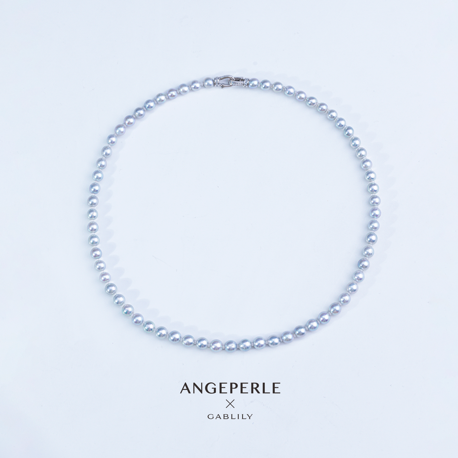 【珠珠推荐】天使之泪 海水珍珠 Akoya真多麻色 S925银扣项链 6-7mm