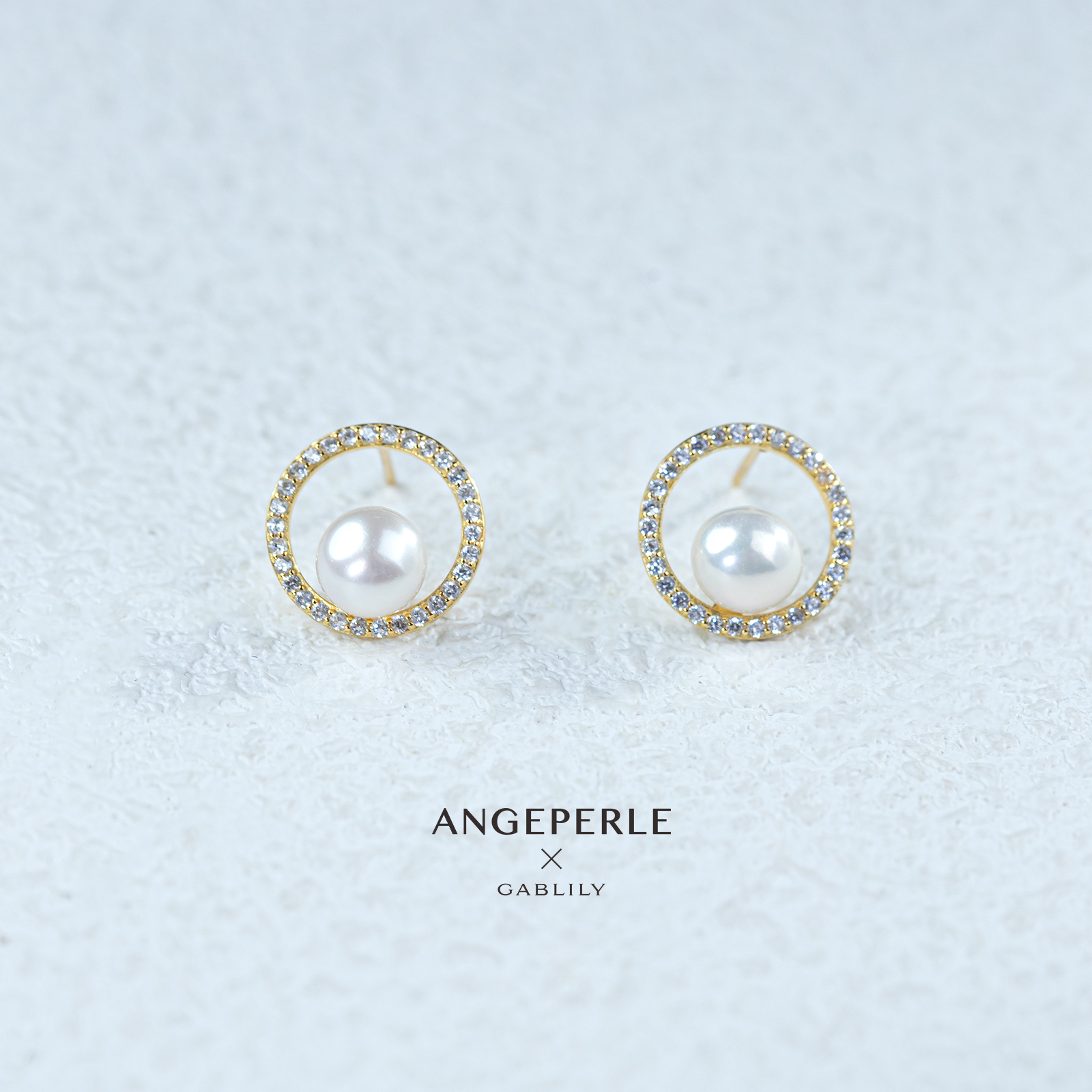 天使之泪淡水珍珠S925银耳钉6-7mm时尚百搭气质经典【小乔】