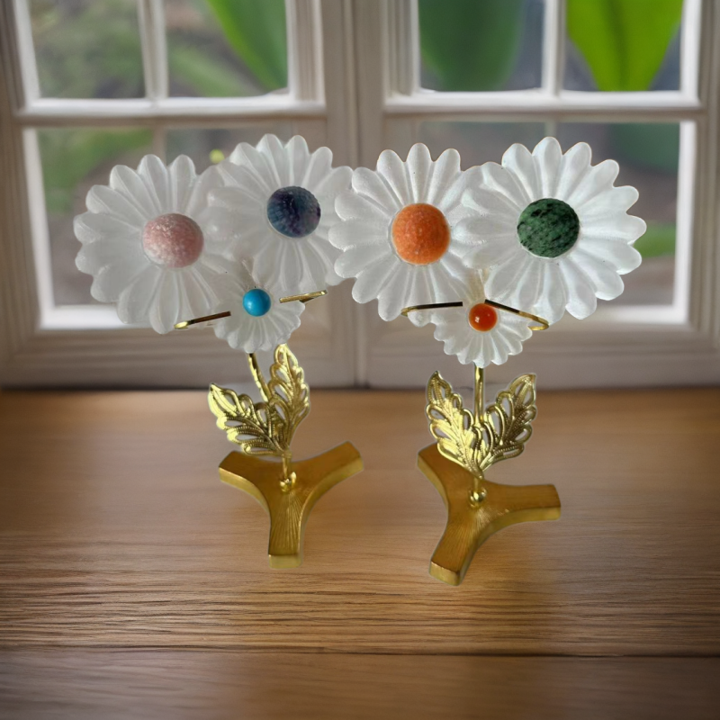 黄尖文创精美菊花摆件
