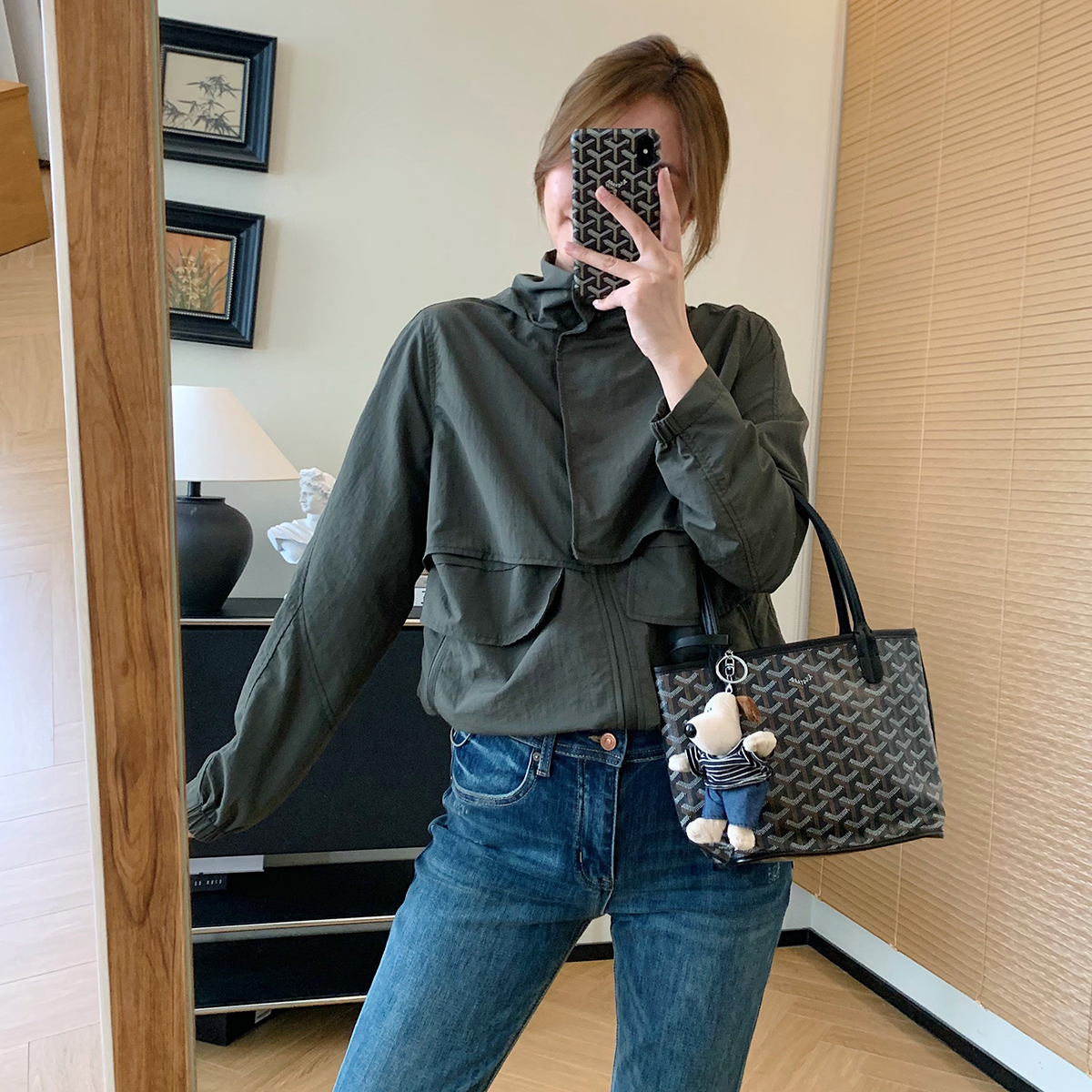 大叮自制清仓【山系户外风】防风防水立体剪裁立领两穿冲锋衣！S5447