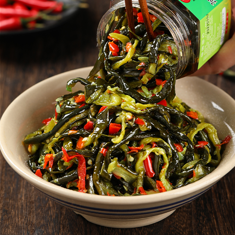 黄瓜皮湖南特产香脆开胃下饭菜鲜嫩爽脆拌饭拌面喝粥凉菜即食农家