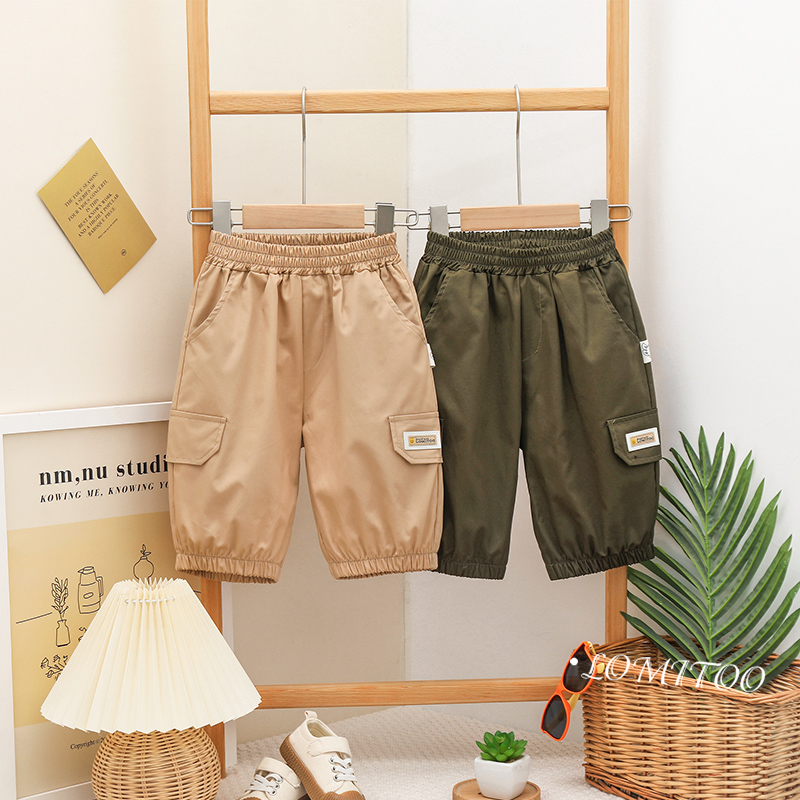【小洛家青青专属】2024夏季新款洋气 工装短裤薄款儿童宽松4K019
