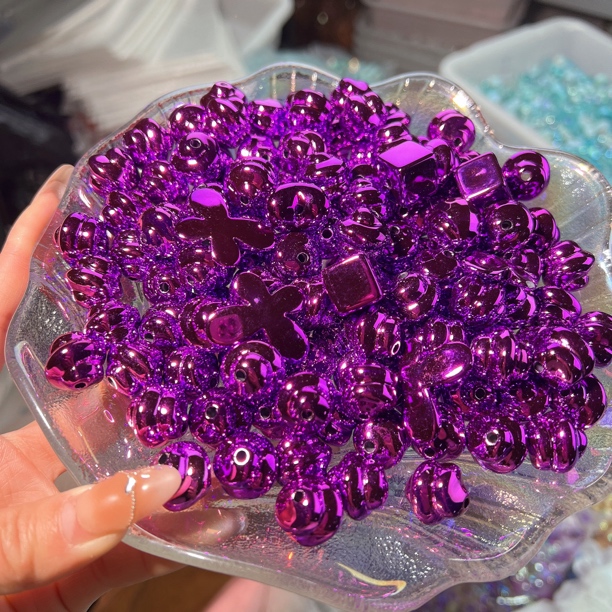 于小姐新品【金属色系】手工DIY配件串珠系列