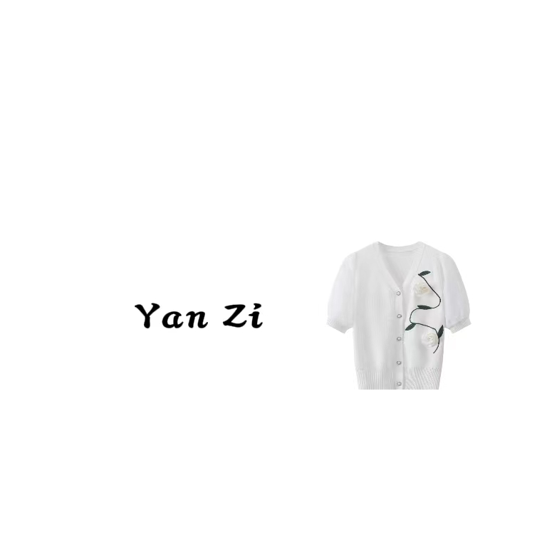 【雁子女装】201-400Y针织上衣短袖女夏装