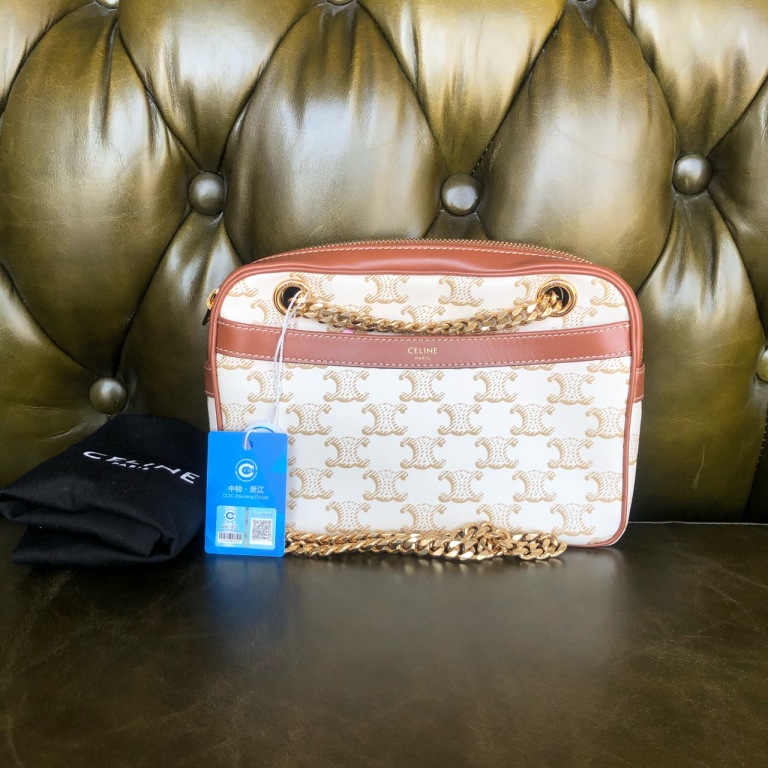 95新 Celine/思琳 安洁利严选celine凯旋门相机链条包 WHZ409147 