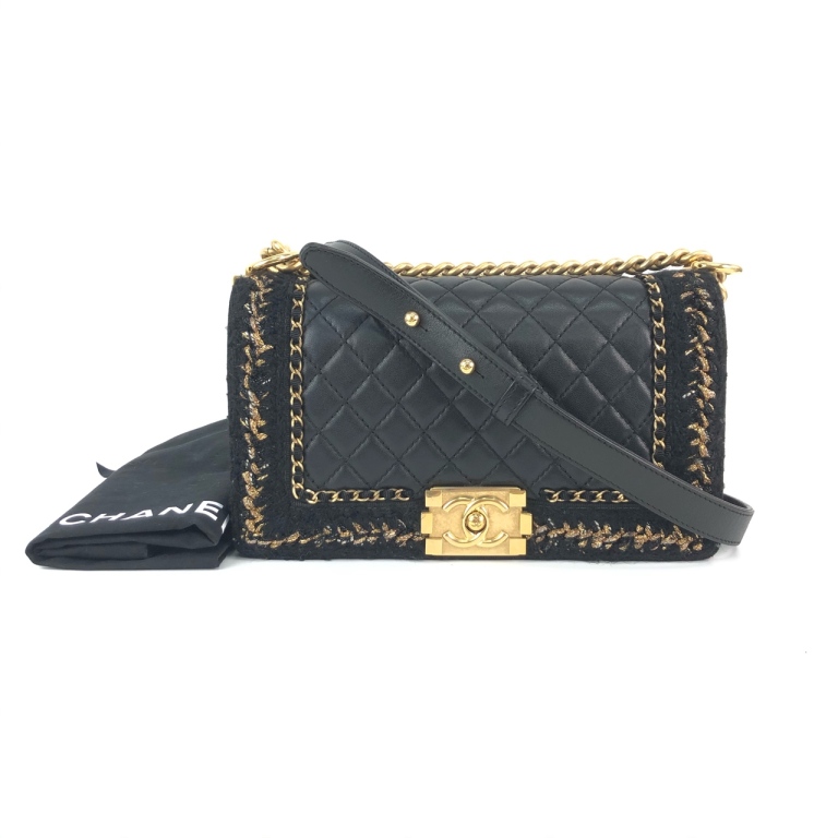 95新 Chanel/香奈儿 安洁利严选 leboy单肩包/WHZ18664H