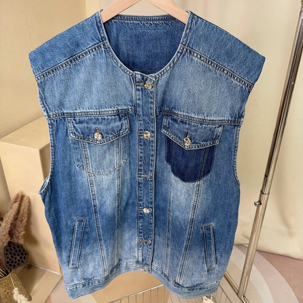 【661～670】直播间拍牛仔马甲