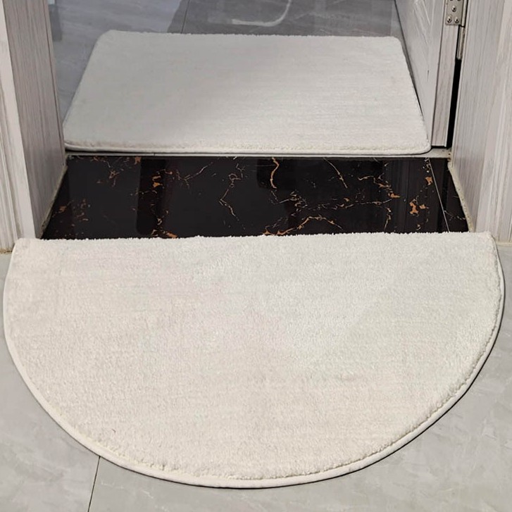 家用纯白色家用门口地垫门垫进门卧室门厅地毯浴室门前吸水脚垫子