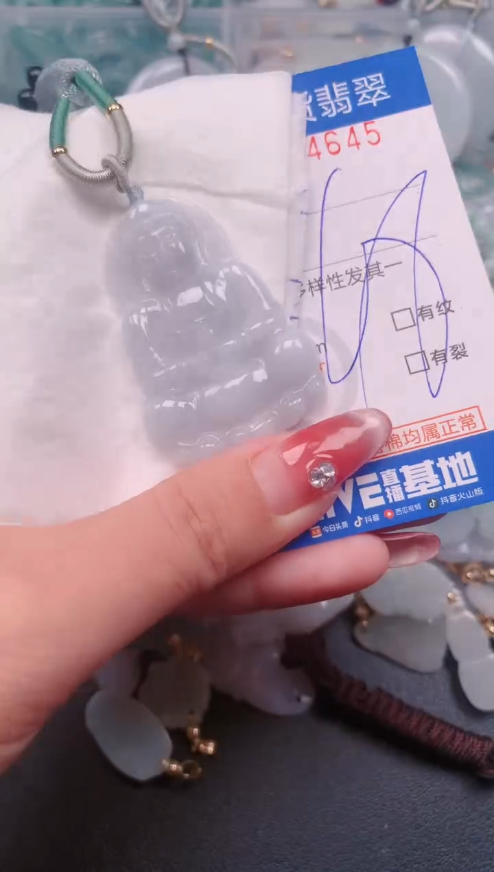 【闪购商品】翡翠挂件未镶嵌00004645