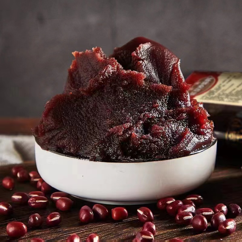 东北红豆沙馅500g*3袋水洗红小豆熟豆沙馅料甜味包子饼豆包原料