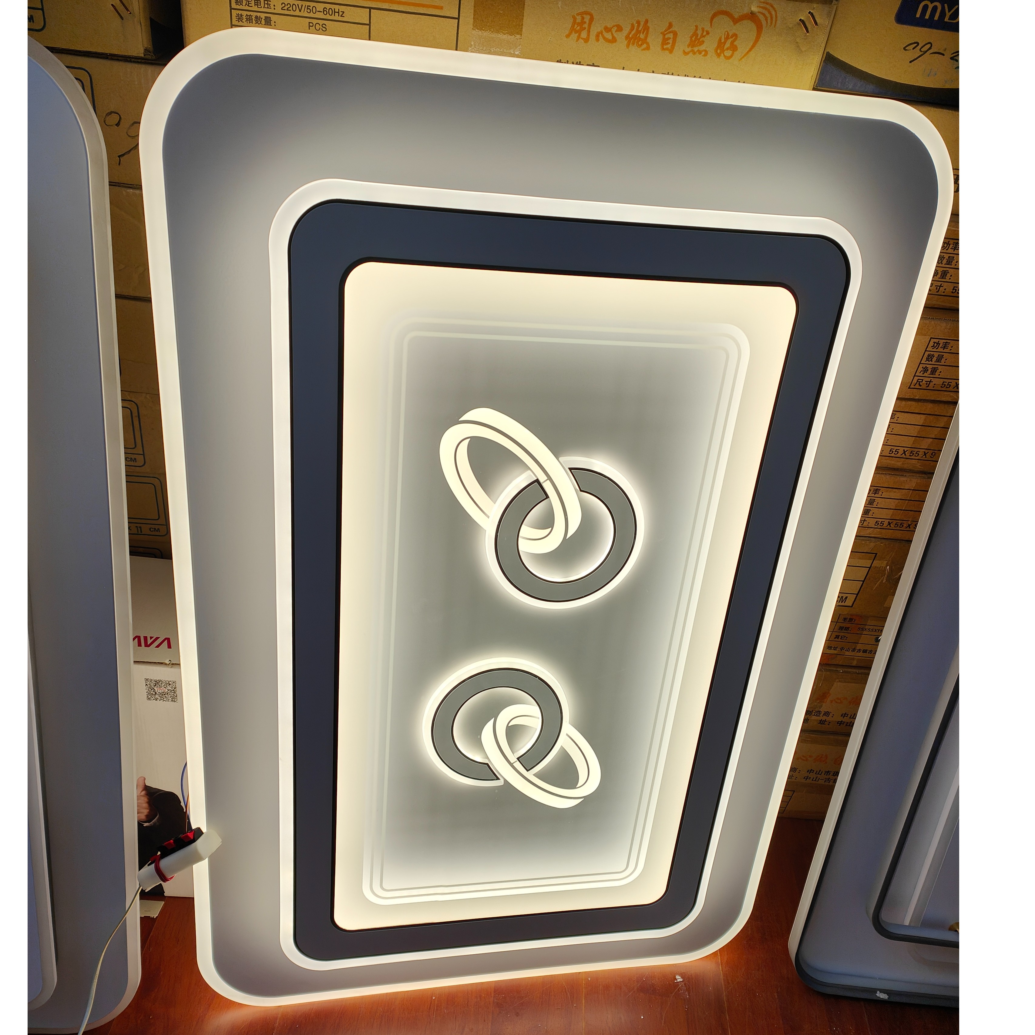 新款离线语音客厅灯led现代简约大气卧室灯全屋灯具家用吸顶灯