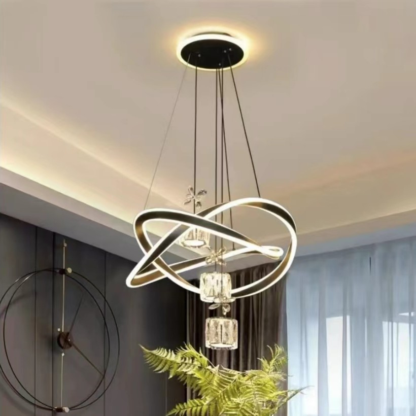 餐厅吊灯现代简约饭厅主卧大气书房餐桌灯吧台led创意餐吊灯