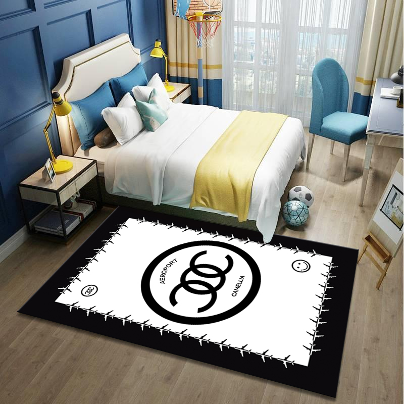 水晶绒床边毯茶几垫水晶绒网红地垫可爱沙发家用简约轻奢粉色防滑