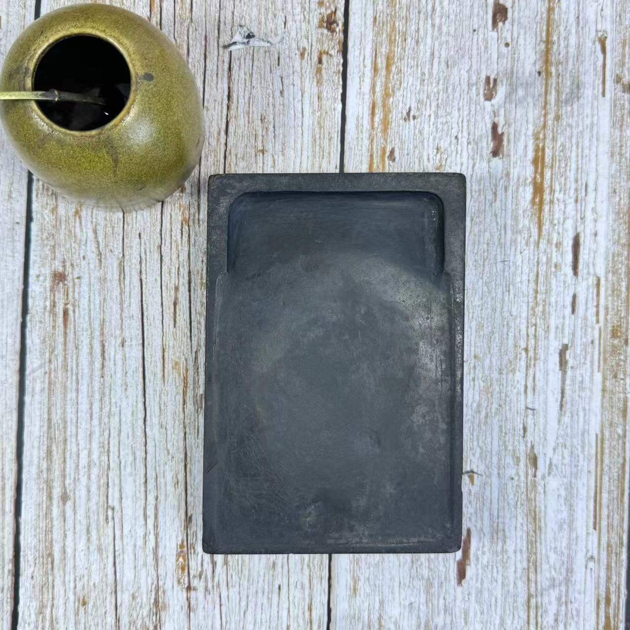 门字型二阶台明抄手砚