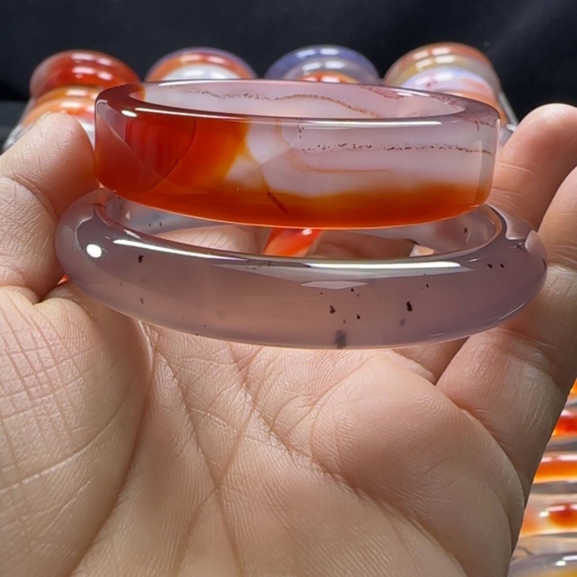 【闪购商品】玛瑙/玉髓手镯未镶嵌