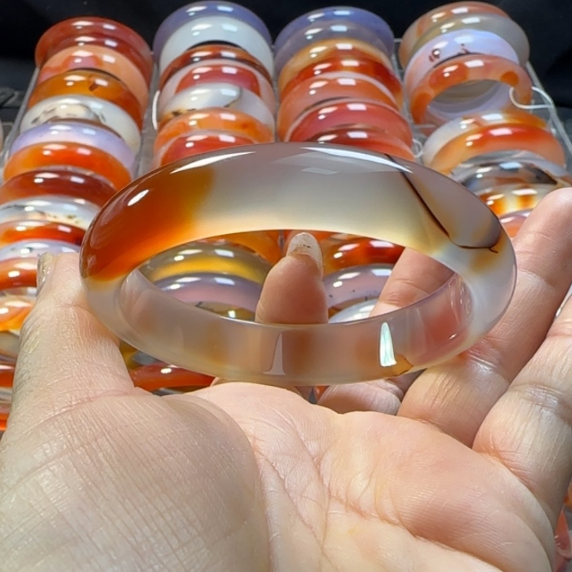 【闪购商品】玛瑙/玉髓手镯未镶嵌