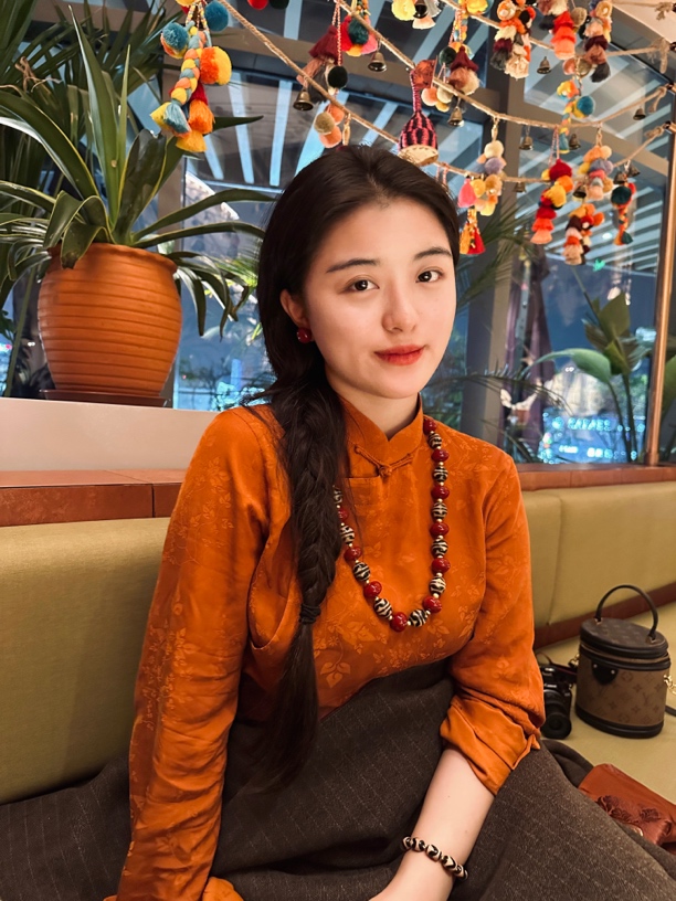 扎格玛/修身民族风藏式衬衣