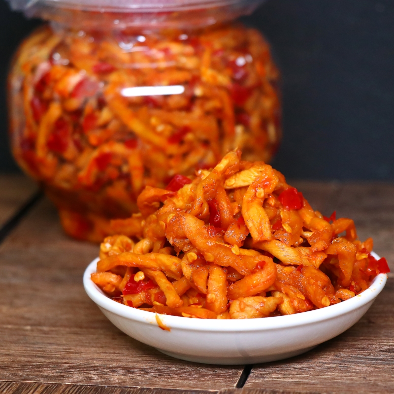 萝卜干美味好吃农家手工腌制开胃香辣脆爽剁椒萝卜条500克