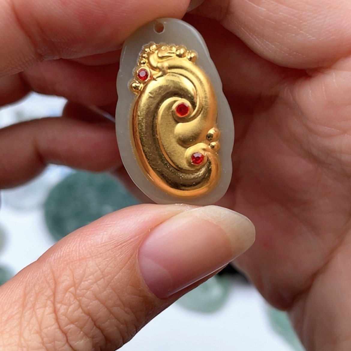 【闪购商品】和田玉（糖玉）颈饰未镶嵌