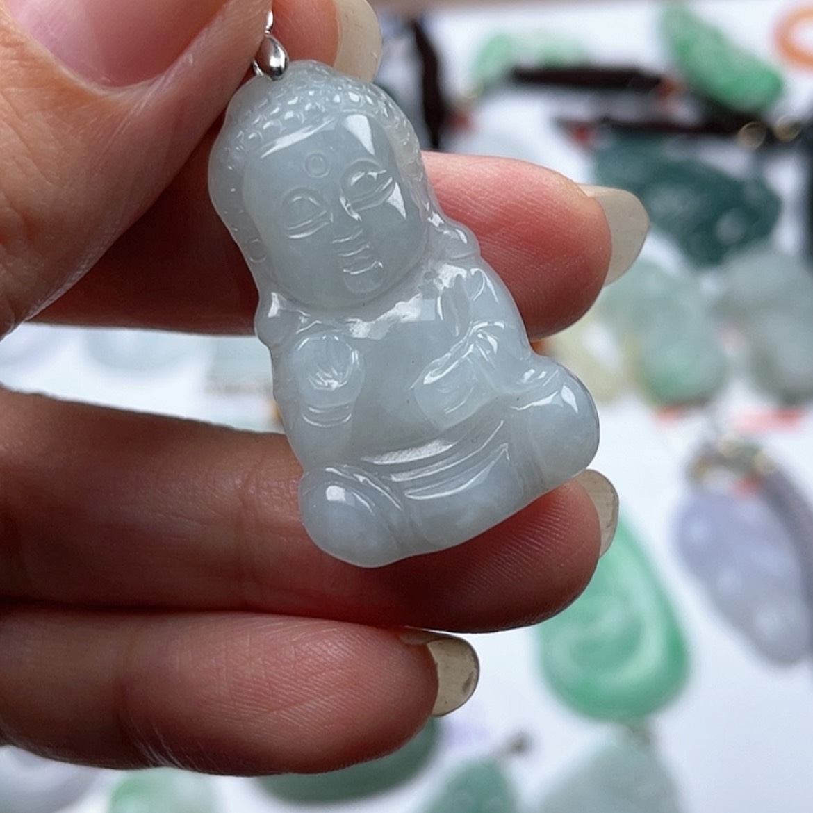 【闪购商品】翡翠颈饰银S925镶嵌