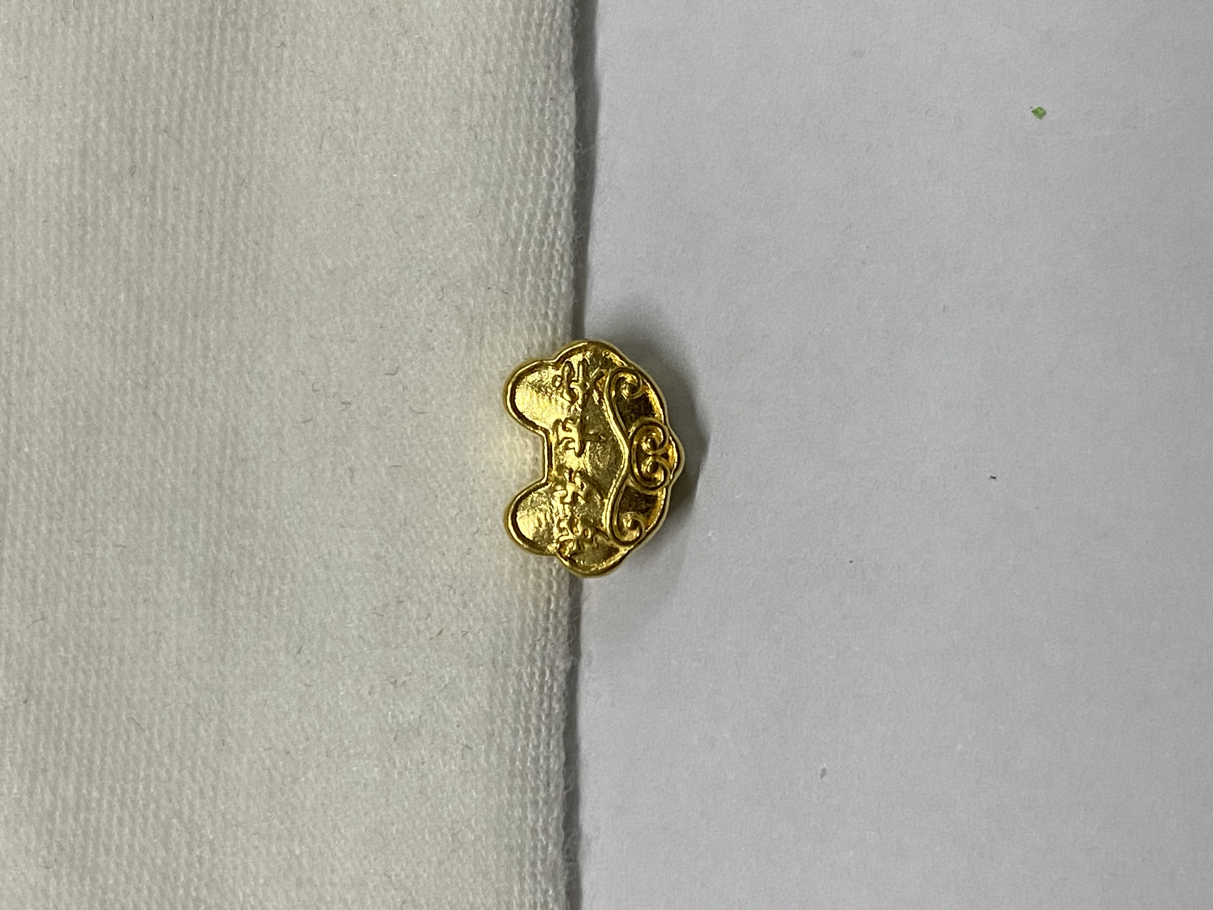 【金喜圆】足金 岁岁平安祥云转运珠0.3克