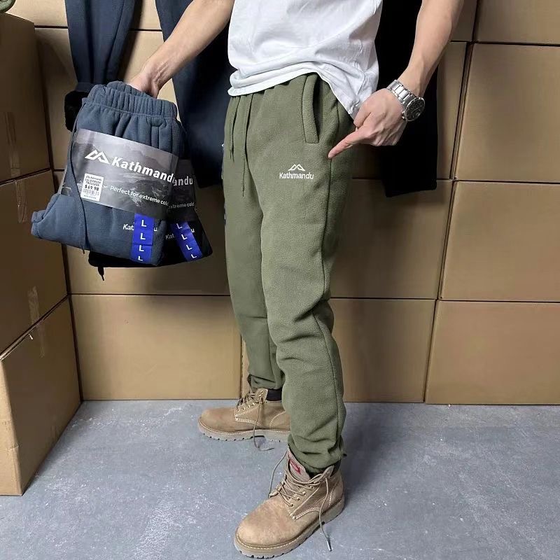 无惧寒冬！新西兰高端户外冬季男女情侣休闲加绒加厚束脚裤卫裤