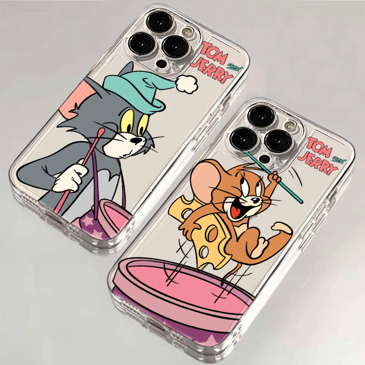 创意搞怪猫和老鼠苹果小米oppovivo华为适用iPhone15/14手机壳13