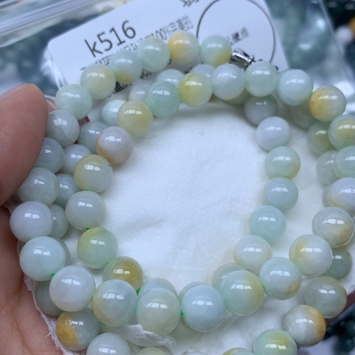 翡翠颈饰未镶嵌珠链