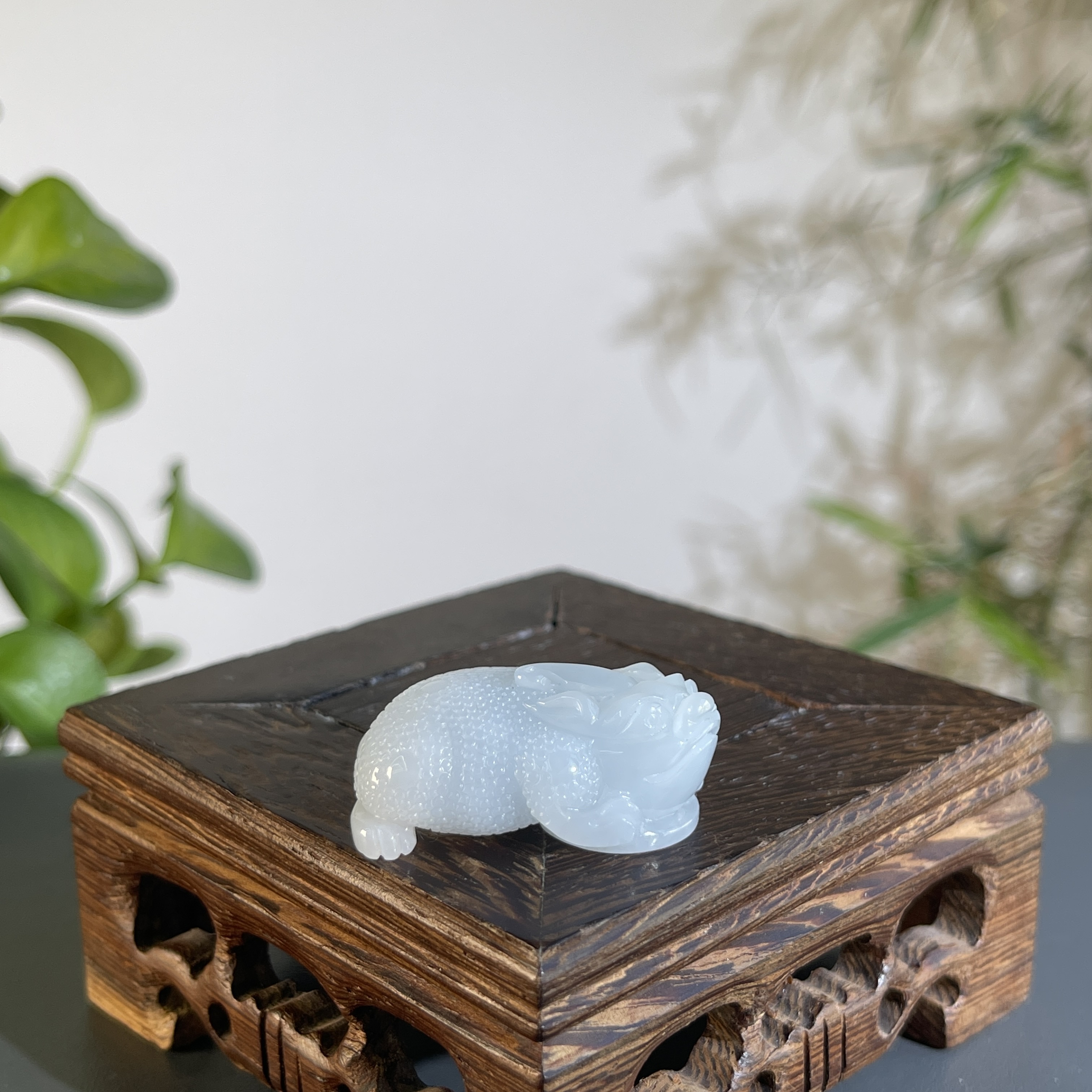 JTW14-40  天然缅甸A货翡翠   三脚金蟾