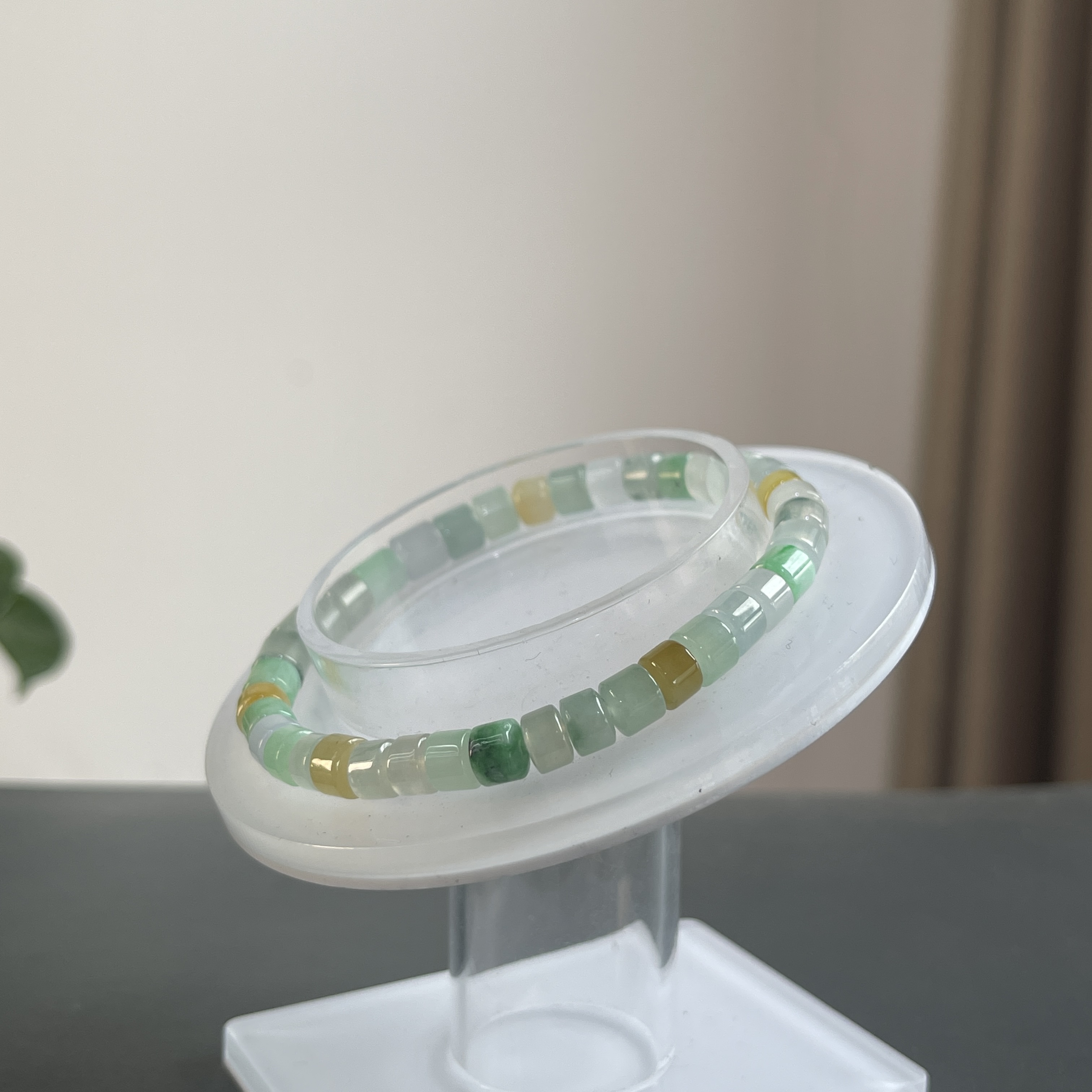 JCB18-191 天然缅甸A货翡翠 翡翠手串