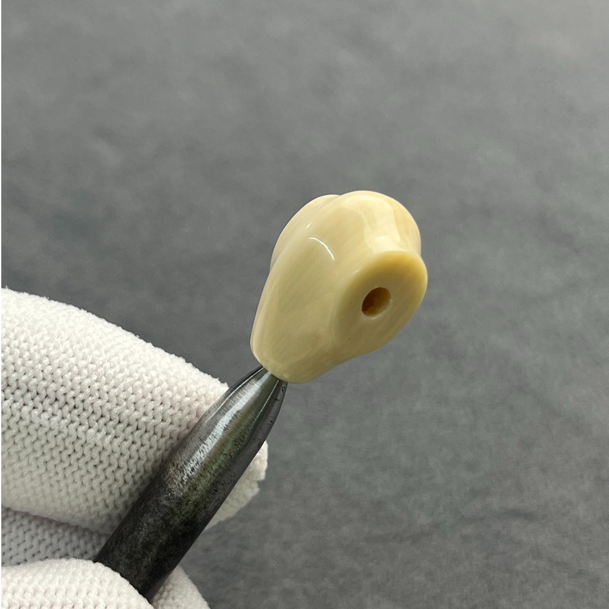 天然猛犸象牙精工鲨鱼背一体三通佛头配饰【5A全品】