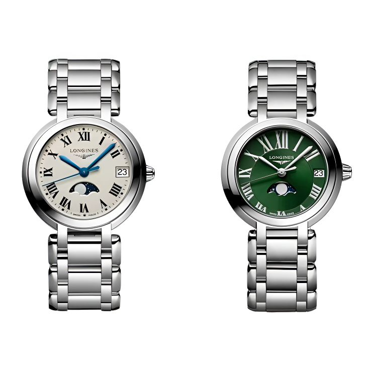 未使用 Longines/浪琴 心月系列/月相罗马/30.5mm/公价11100