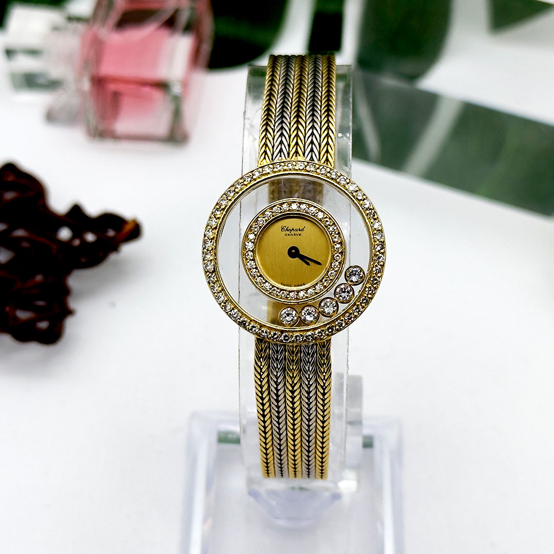 95新 Chopard/萧邦 HAPPY DIAMONDS系列/表径24/单表