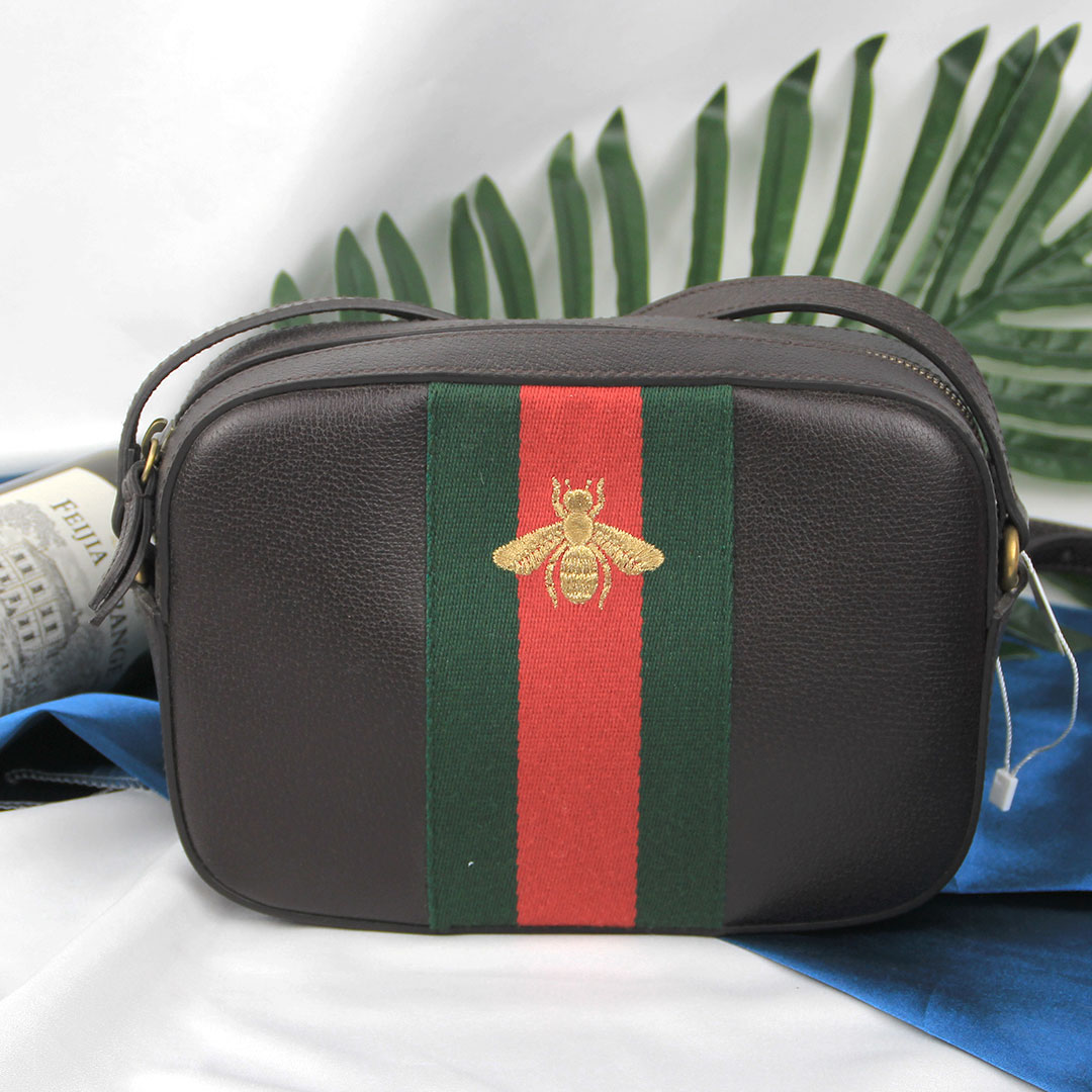 未使用 GUCCI/古驰 蜜蜂/单肩包412008-CVLBT-1079/