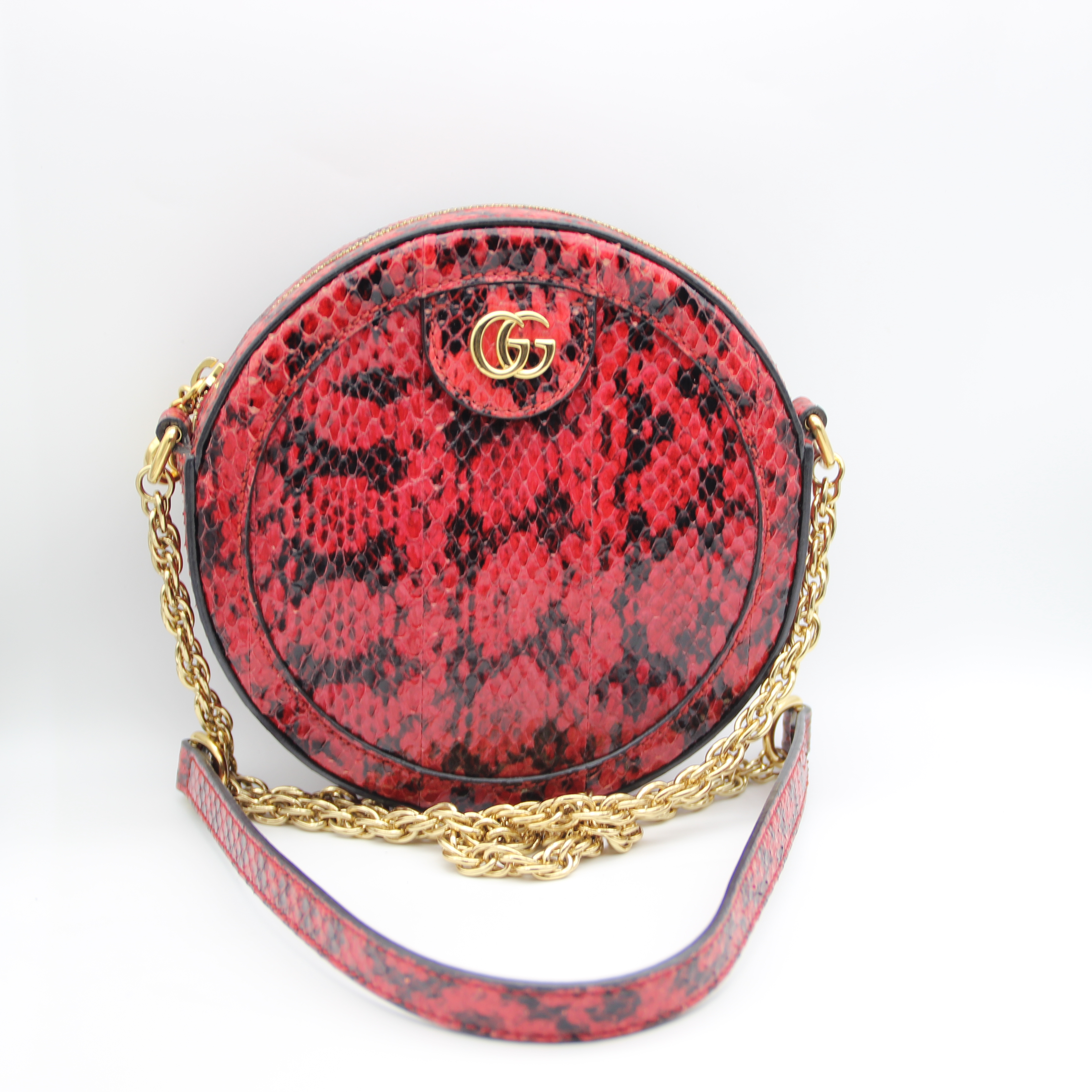 95新 GUCCI/古驰 Marmont/圆饼单肩包550618LZX0G6433