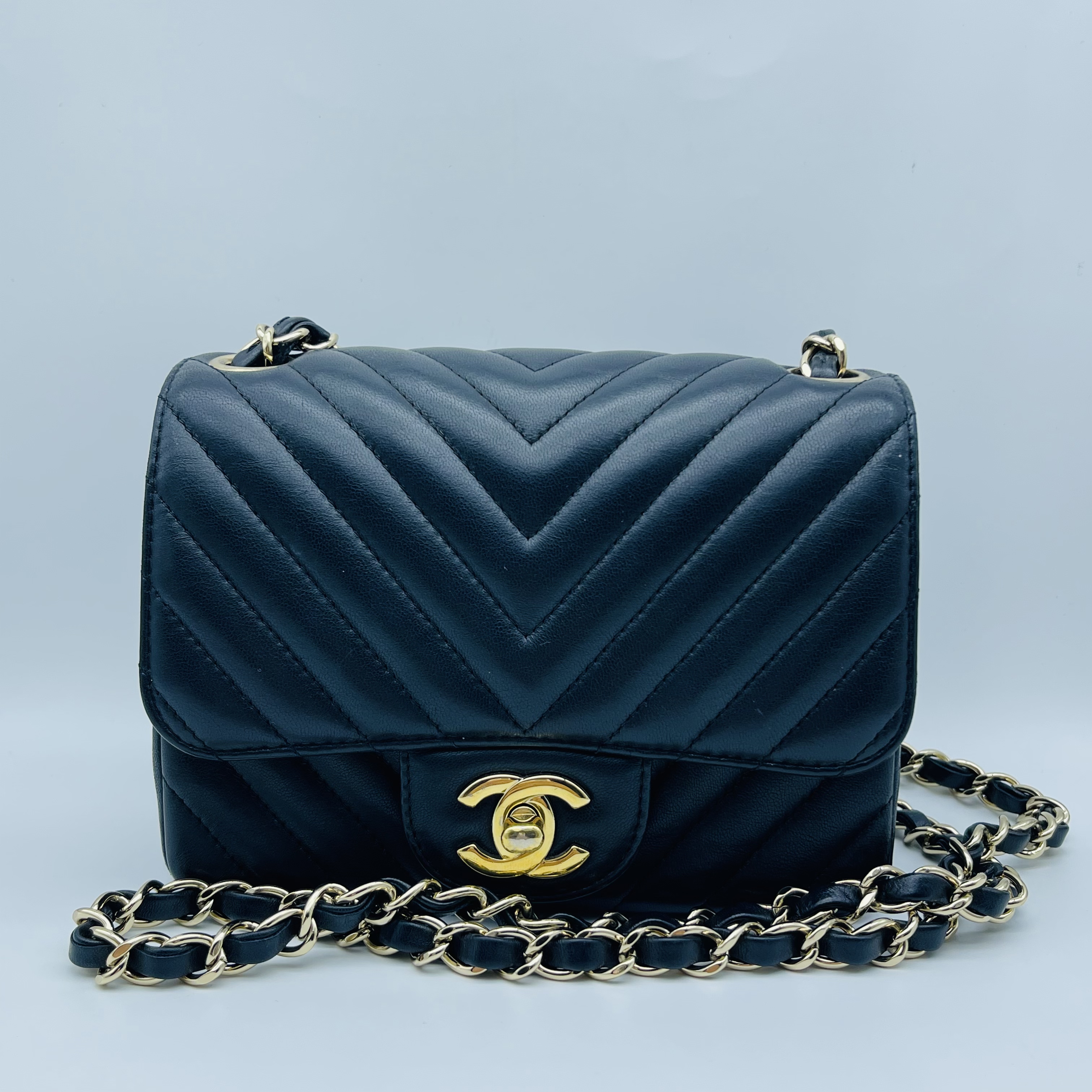95新 Chanel/香奈儿 CF SQUARE/单肩包25057351/38800