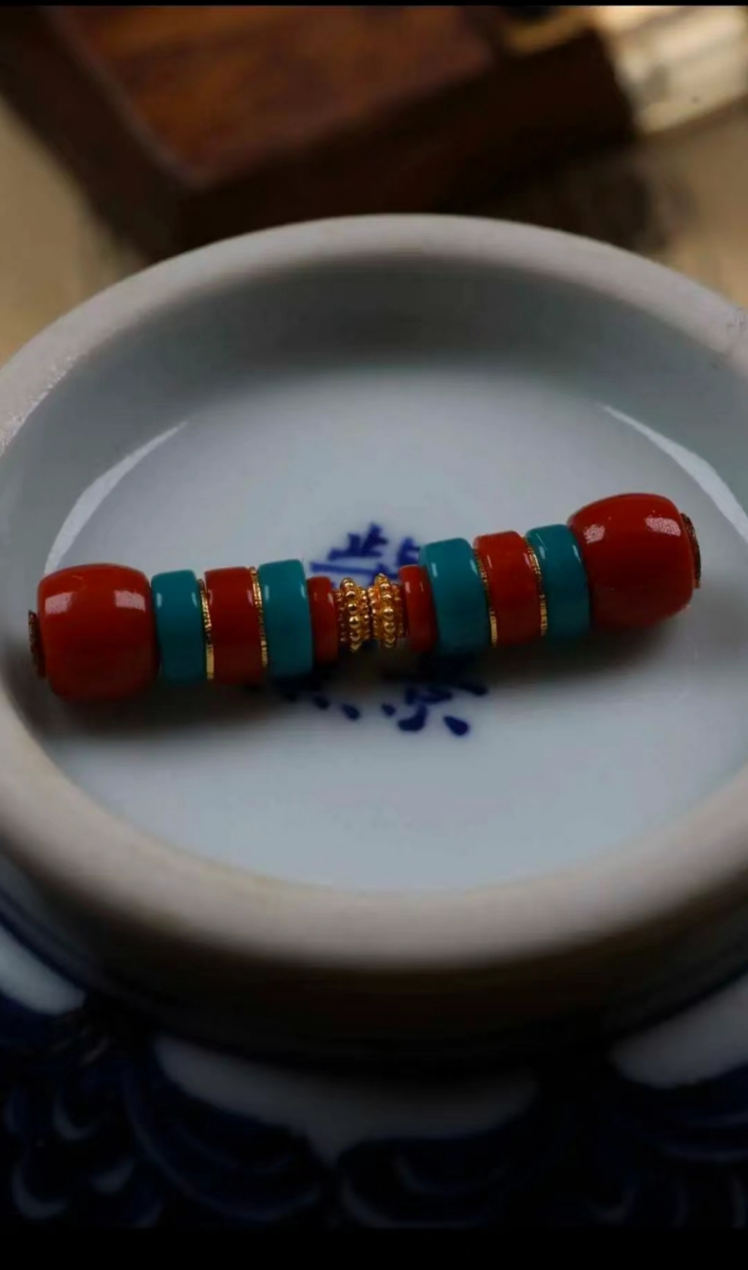 非金属树脂戒指 万能轴搭串提色 18k 瓦西+地狱色