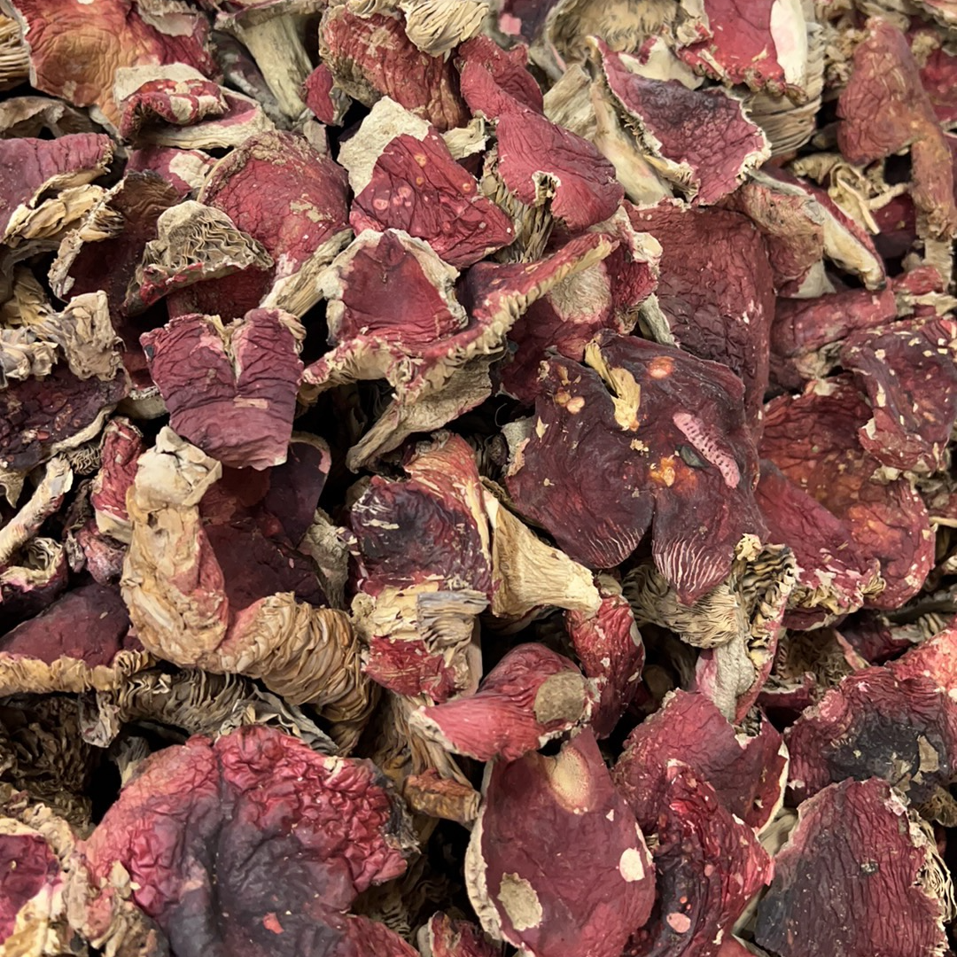 福建正宗野生红菇片家用经济实惠红菇片蓝底红菇菇片煲汤菇菌