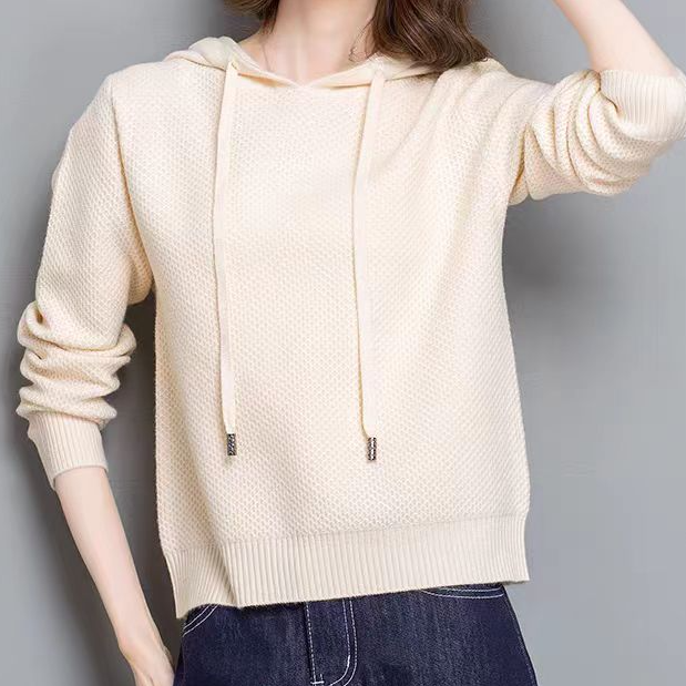 良玉推荐连帽针织衫