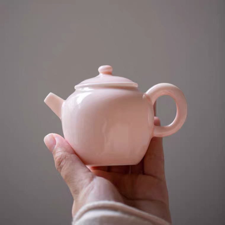 茶壶，天粉小壶，100cc巨轮壶带球孔潘壶功夫泡茶壶
