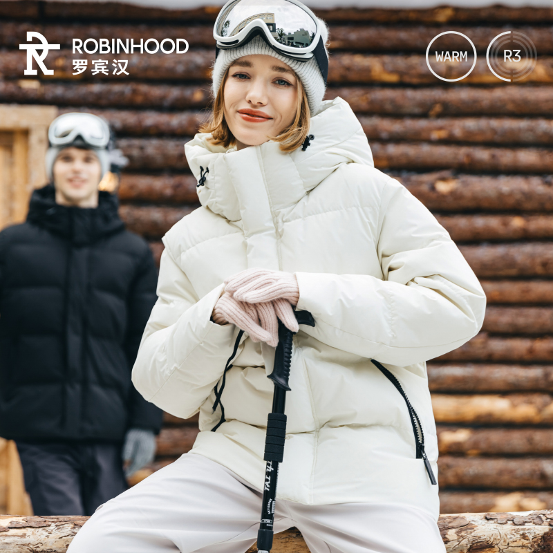 罗宾汉LALUNE皓月男女同款时尚保暖冬季休闲百搭羽绒服羽绒服推荐