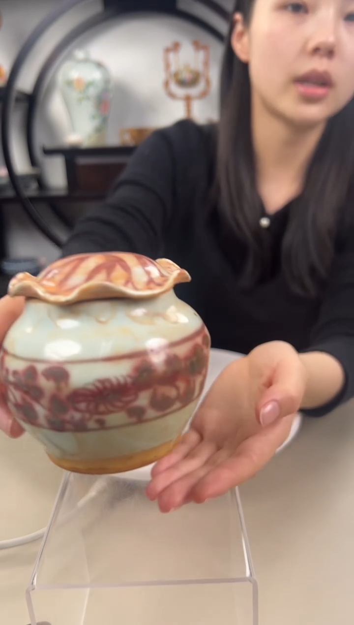 【闪购商品】陶瓷壶釉里红