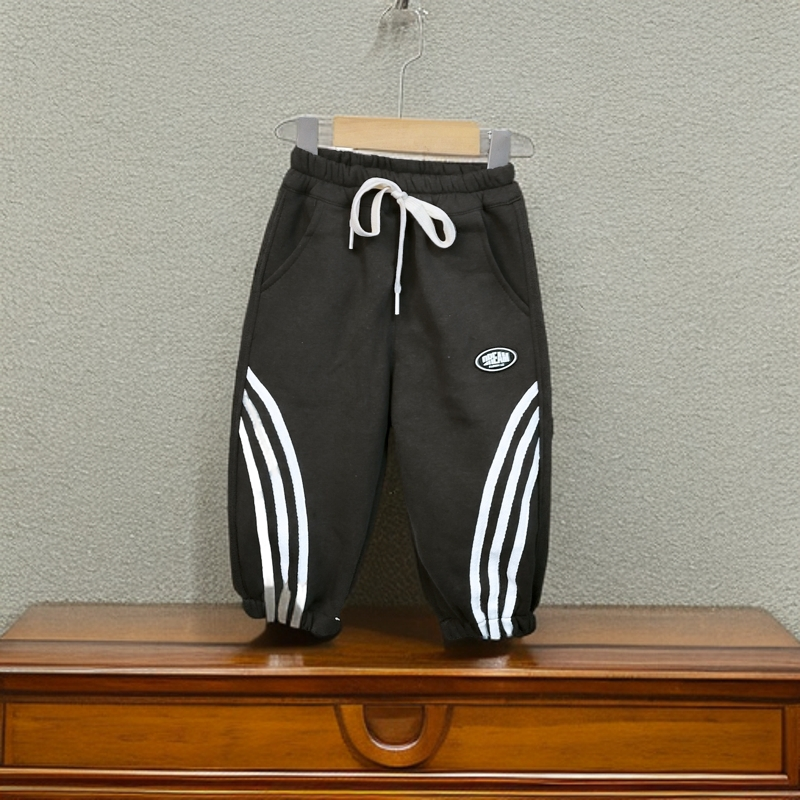 4731男女童裤子秋冬款休闲裤儿童加绒卫裤宝宝外穿韩版秋季