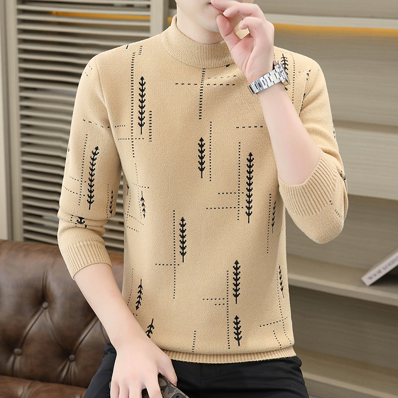 高品质不起球毛衣男士秋冬新款针织衫时尚百搭潮流帅男休闲打底衫