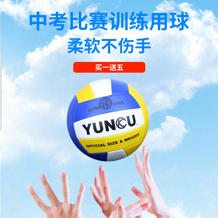 排球中考学生专用5号软式初中生小学生4号儿童男女比赛气排球