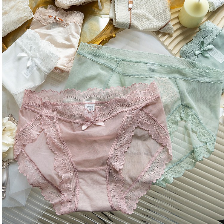 （十条装）自选直播间内裤中腰性感轻奢少女可爱内裤蕾丝大码舒适