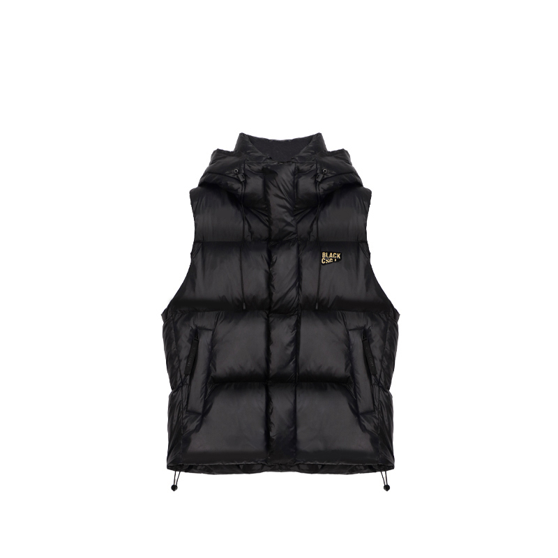 002#羽绒背心马甲时尚羽绒服休闲冬季保暖宽松白鸭绒防寒